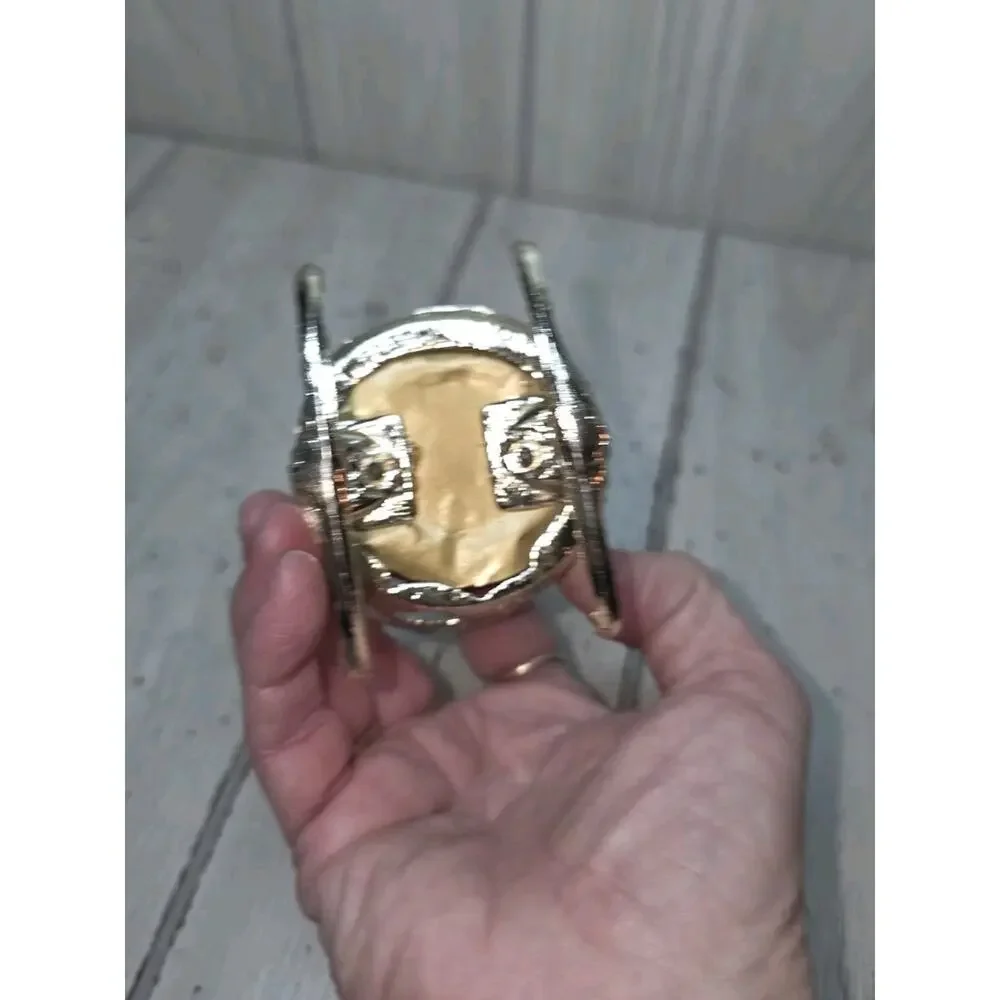 Vintage Victorian Metal Rocking Chair Pin Cushion 2.5